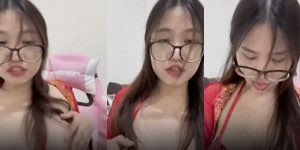 สาวเเว่นขี้เงี่ยนล้วงหีเล่น